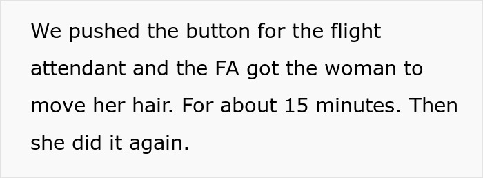 Dad Figures Out How To Make Woman On Plane Uncomfortable After She Refuses To Move Her Hair Away