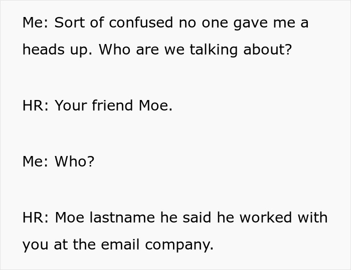 Person Gets Called As A Reference For Ex-Coworker, Spills The Beans On His Actual Qualifications Person Gets Called As A Reference For Ex-Coworker, Spills The Beans On His Actual Qualifications