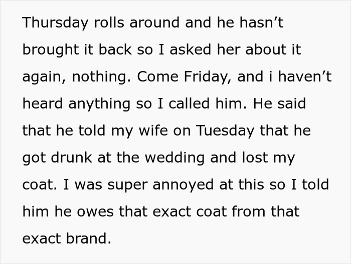 Man Refuses To Back Down After Fianc&eacute;e&rsquo;s Family Turn On Him Over $700 Coat