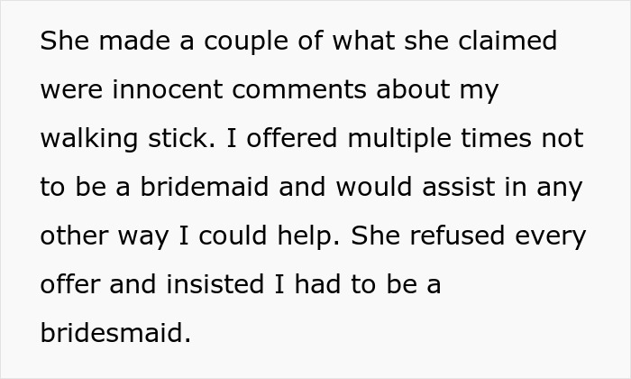 Bridezilla Hides Veteran's Cane That Doesn't Fit Her Wedding Aesthetic, Regrets It Immediately Bridezilla Hides Veteran's Cane That Doesn't Fit Her Wedding Aesthetic, Regrets It Immediately