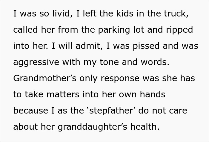 Grandmother Body-Shames 10 Y.O. Girl, Stepdad Takes A Stand For Her And Tells Off MIL