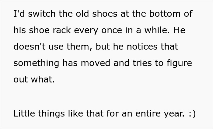 Teen Gets Petty Revenge On Dad By Constantly Moving Things A Meter Away From Where He Put Them
