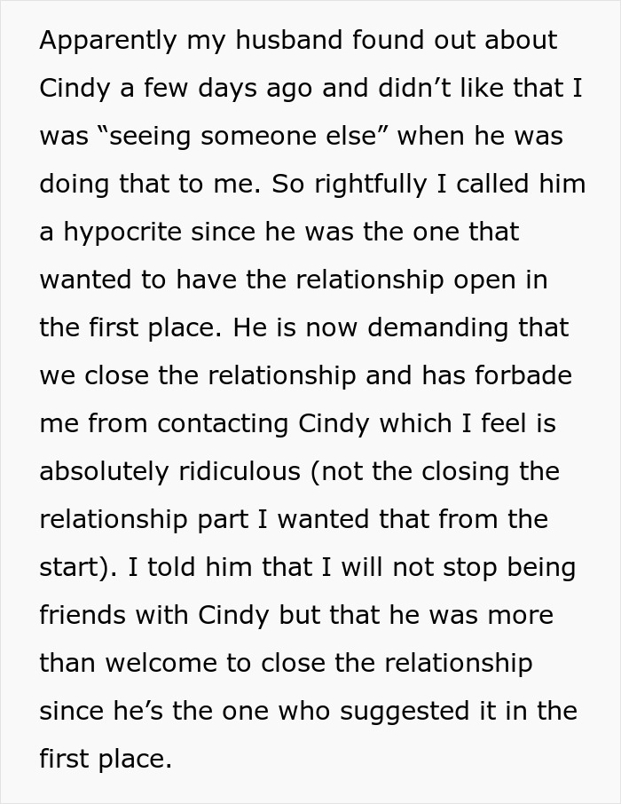 Wife Doesn't Want To Open Up Marriage, Husband Demands It, Regretting It Soon After