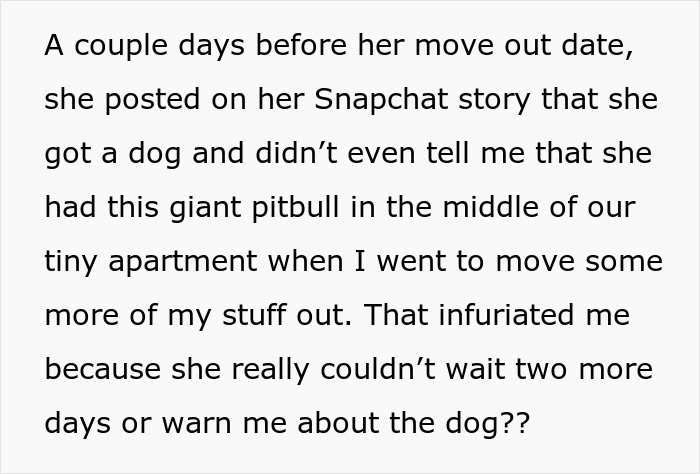 Trashy Roommate Refuses To Pay For Damages, Woman Finds Another Way To Take Her Money