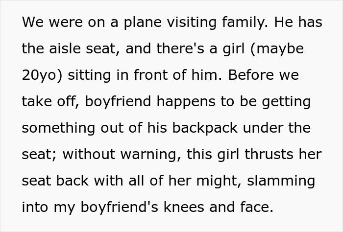 “Please Stop”: Man Endures Horrendous Treatment By Entitled Woman On Flight, Ends Up Bruised “Please Stop”: Man Endures Horrendous Treatment By Entitled Woman On Flight, Ends Up Bruised