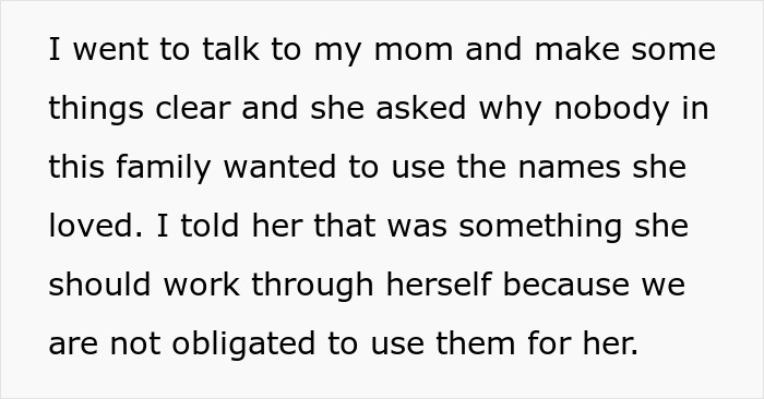 &ldquo;AITA For Telling My Mom She Has Zero Rights To Name My Wife&rsquo;s And My Child&rdquo;