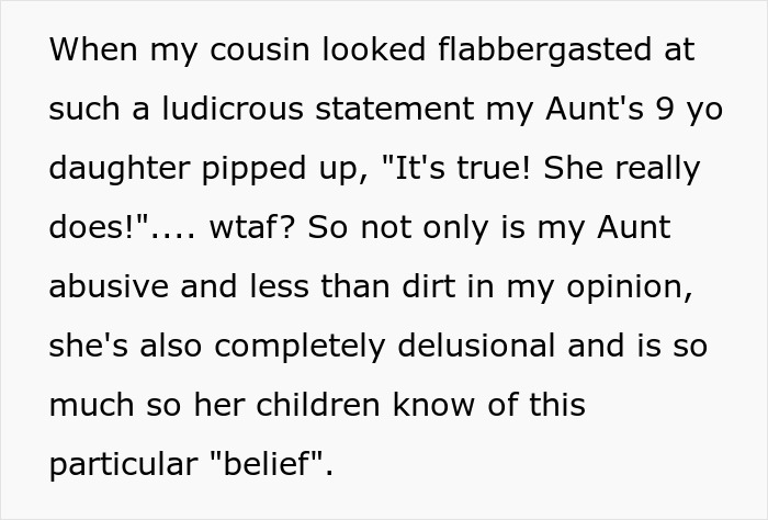 Aunt Convinces Everyone Her Niece Is Crushing On Her, Regrets It When She Retaliates