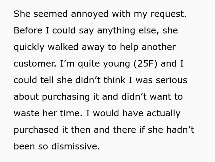 Woman In Casual Clothes Refused Service At Designer Shop, Makes Clerk Regret It Woman In Casual Clothes Refused Service At Designer Shop, Makes Clerk Regret It