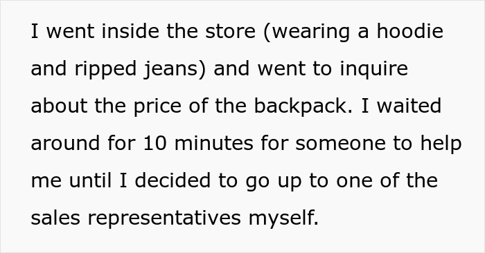 Woman In Casual Clothes Refused Service At Designer Shop, Makes Clerk Regret It Woman In Casual Clothes Refused Service At Designer Shop, Makes Clerk Regret It