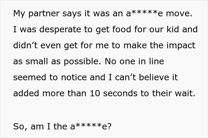 “I Cut Hundreds Of People In Line For Food At The Airport - AITA?” “I Cut Hundreds Of People In Line For Food At The Airport - AITA?”