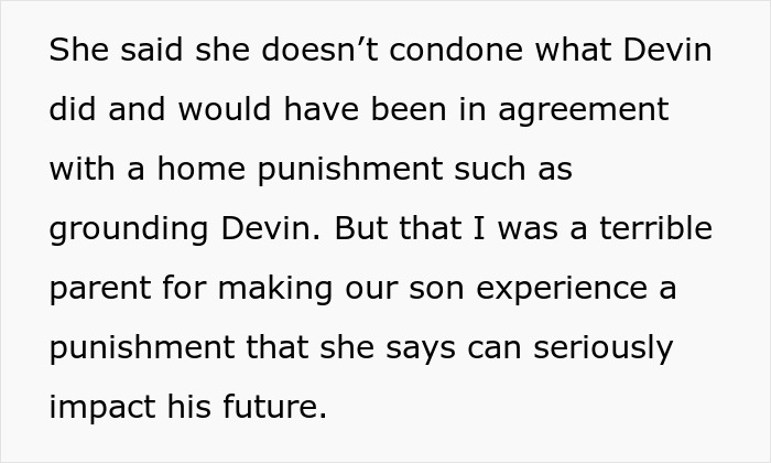 Dad Thinks Son Deserved The Punishment After He Was Caught Cheating, Mom Is Mad