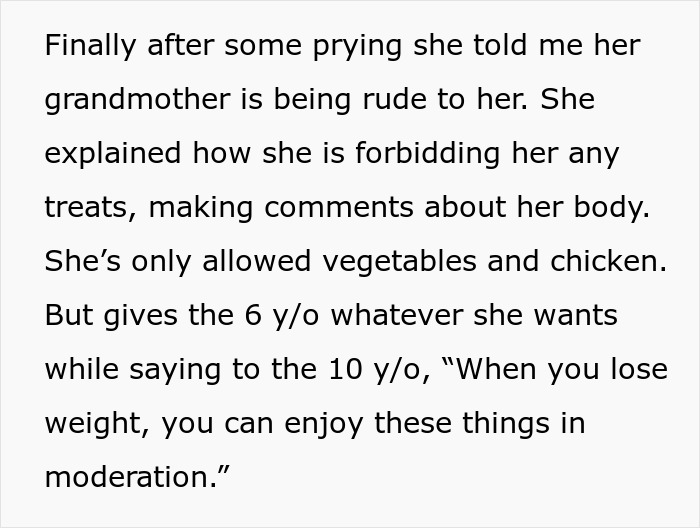 Grandmother Body-Shames 10 Y.O. Girl, Stepdad Takes A Stand For Her And Tells Off MIL