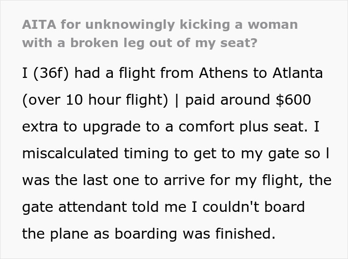 Woman Asks For Seat She Paid $600 Extra For, Disappoints Staff And Other Passengers Woman Asks For Seat She Paid $600 Extra For, Disappoints Staff And Other Passengers