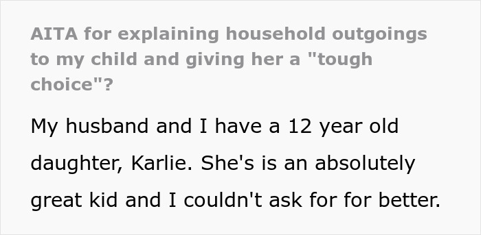 Teacher Tells Parents Their Financial Talk With Daughter Is Very Inappropriate