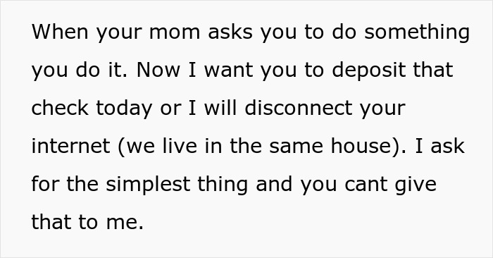 &ldquo;His Anger Was Out Of Line&rdquo;: Dad Wants Daughter To Deposit Christmas Check, Loses It As She Doesn&rsquo;t