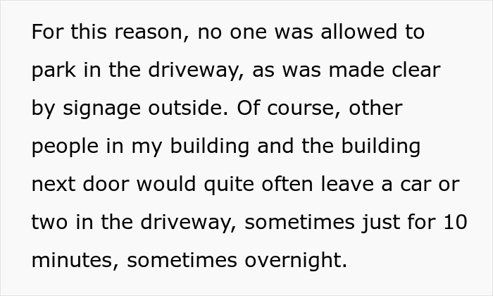 Woman Can&rsquo;t Stand Neighbors Blocking The Garages, Comes Up With Unique Ways To Make Them Stop