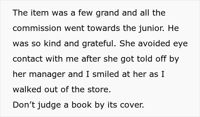 Woman In Casual Clothes Refused Service At Designer Shop, Makes Clerk Regret It Woman In Casual Clothes Refused Service At Designer Shop, Makes Clerk Regret It