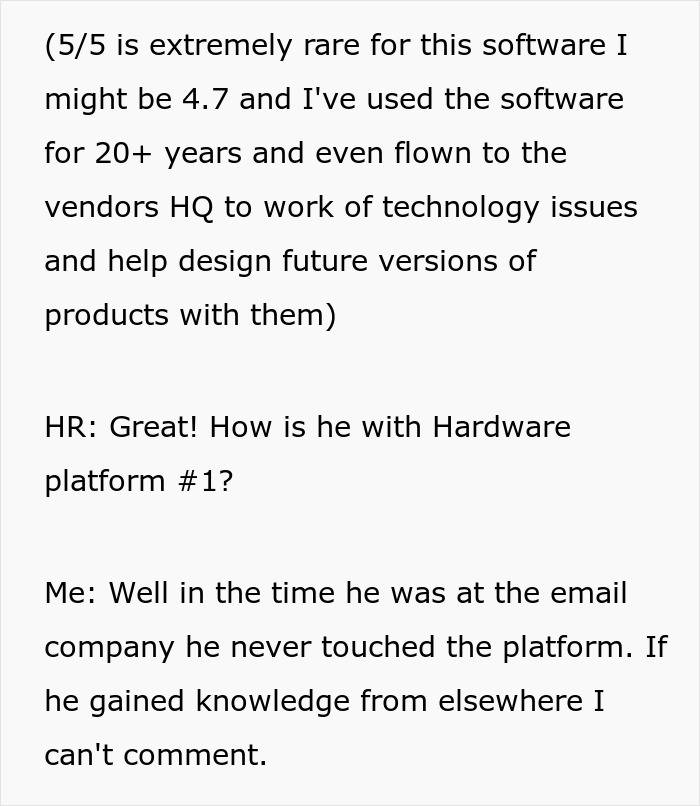 Person Gets Called As A Reference For Ex-Coworker, Spills The Beans On His Actual Qualifications Person Gets Called As A Reference For Ex-Coworker, Spills The Beans On His Actual Qualifications