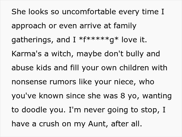 Aunt Convinces Everyone Her Niece Is Crushing On Her, Regrets It When She Retaliates
