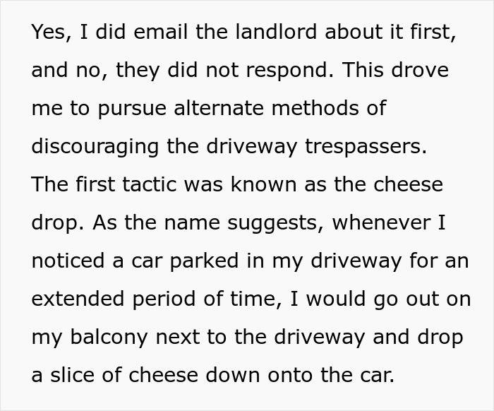 Woman Can&rsquo;t Stand Neighbors Blocking The Garages, Comes Up With Unique Ways To Make Them Stop