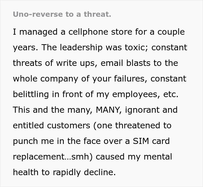 Boss Threatens To Make Worker&rsquo;s Last Two Weeks Hell, Ends Up Miserable Himself