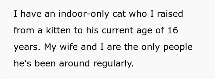 Man Disappoints Wife By Suggesting She Move Out To Avoid Moving His Senior Cat She&rsquo;s Allergic To