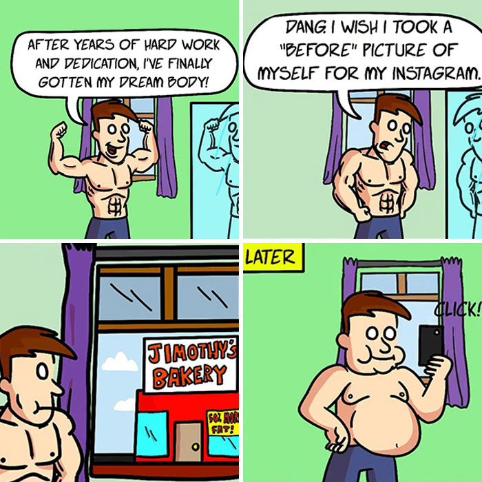 This Artist Created 30 New Comics Featuring Some Awkward Situations And Twisted Endings