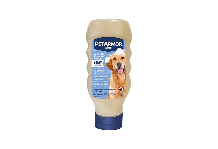 PetArmor Flea & Tick Oatmeal Shampoo Hawaiian Ginger Scent Dog Shampoo