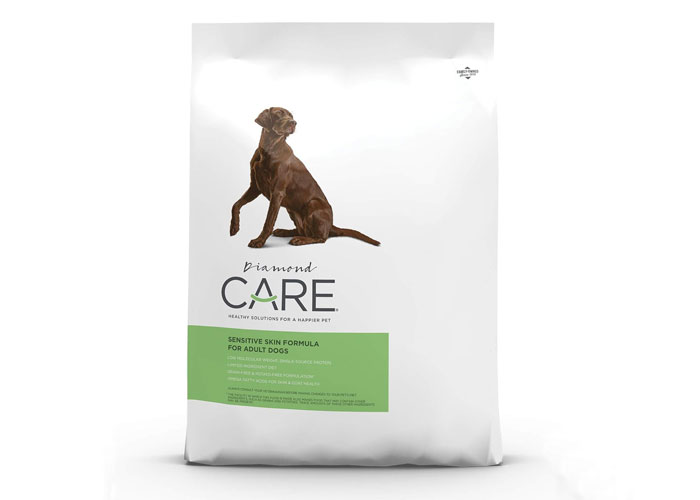 Hydrolyzed dog food bag for sensitive skin, ideal for adult dogs' health optimization.