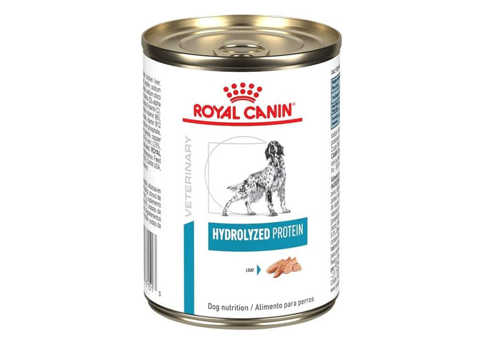 Royal Canin canned hydrolyzed dog food for optimal health.