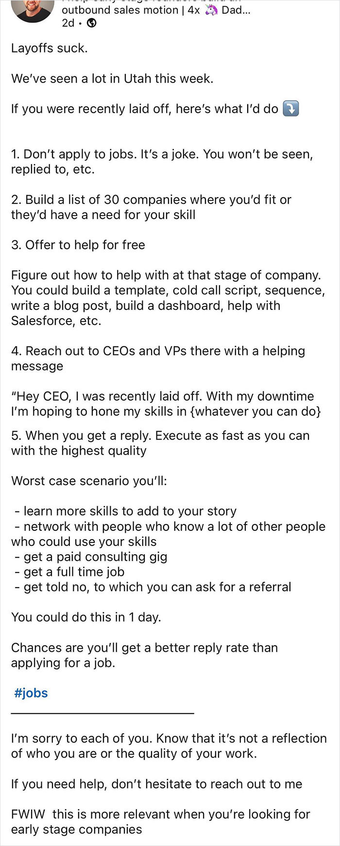 Genuinely Truly The Worst Advice Ever