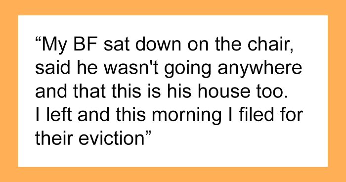 Man Refuses To Stop 12 Y.O. From Scaring Their New Baby, Mom Serves Them An Eviction Notice