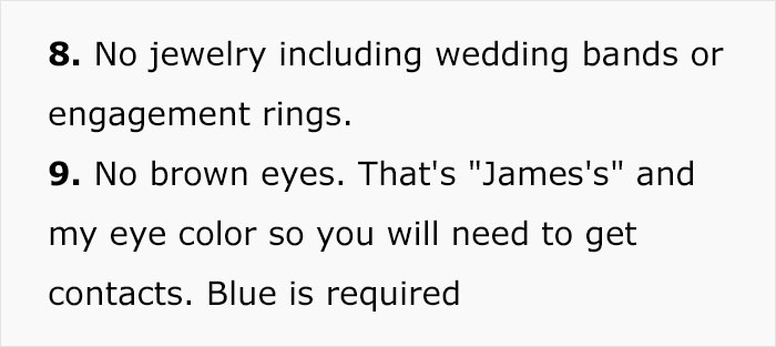 Bride&rsquo;s Out-Of-Touch List Of Requirements For Her Wedding Makes People Start Cancelling