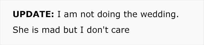 Bride&rsquo;s Out-Of-Touch List Of Requirements For Her Wedding Makes People Start Cancelling