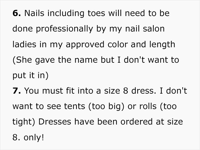 Bride&rsquo;s Out-Of-Touch List Of Requirements For Her Wedding Makes People Start Cancelling