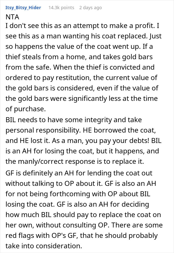 Man Refuses To Back Down After Fianc&eacute;e&rsquo;s Family Turn On Him Over $700 Coat