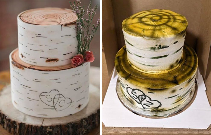 Wedding Cake. What I Asked For vs. What I Got, Publix Edition