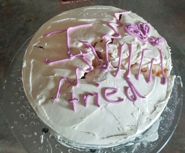 My Sister Made My Brother A Birthday Cake