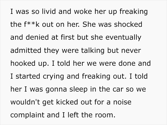 Guy Leaves His GF In A Hotel In Another State After Learning She Cheated, Asks If It Was Wrong Guy Leaves His GF In A Hotel In Another State After Learning She Cheated, Asks If It Was Wrong