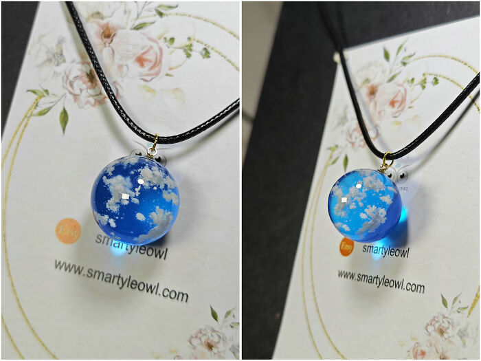 A Drop Of The Sky With Some Clouds