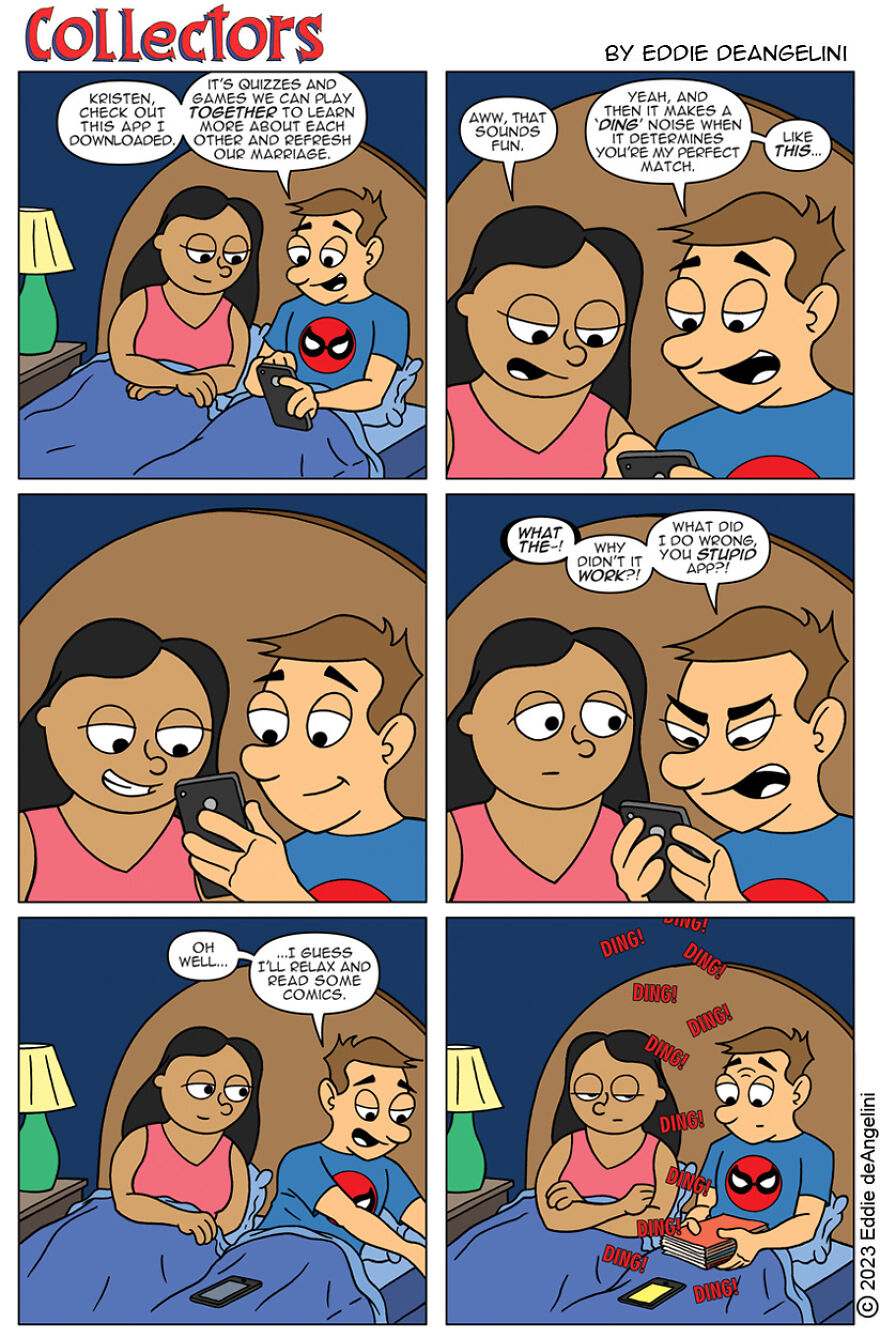 My Comic Strip Collectors Pokes Fun At Comic Book Collectors, Marriage And Nerd Pop Culture