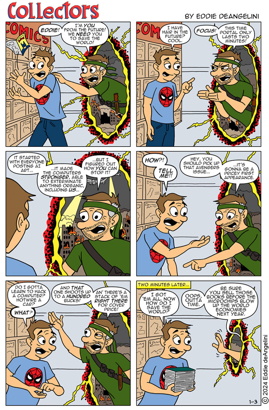 My Comic Strip Collectors Pokes Fun At Comic Book Collectors, Marriage And Nerd Pop Culture