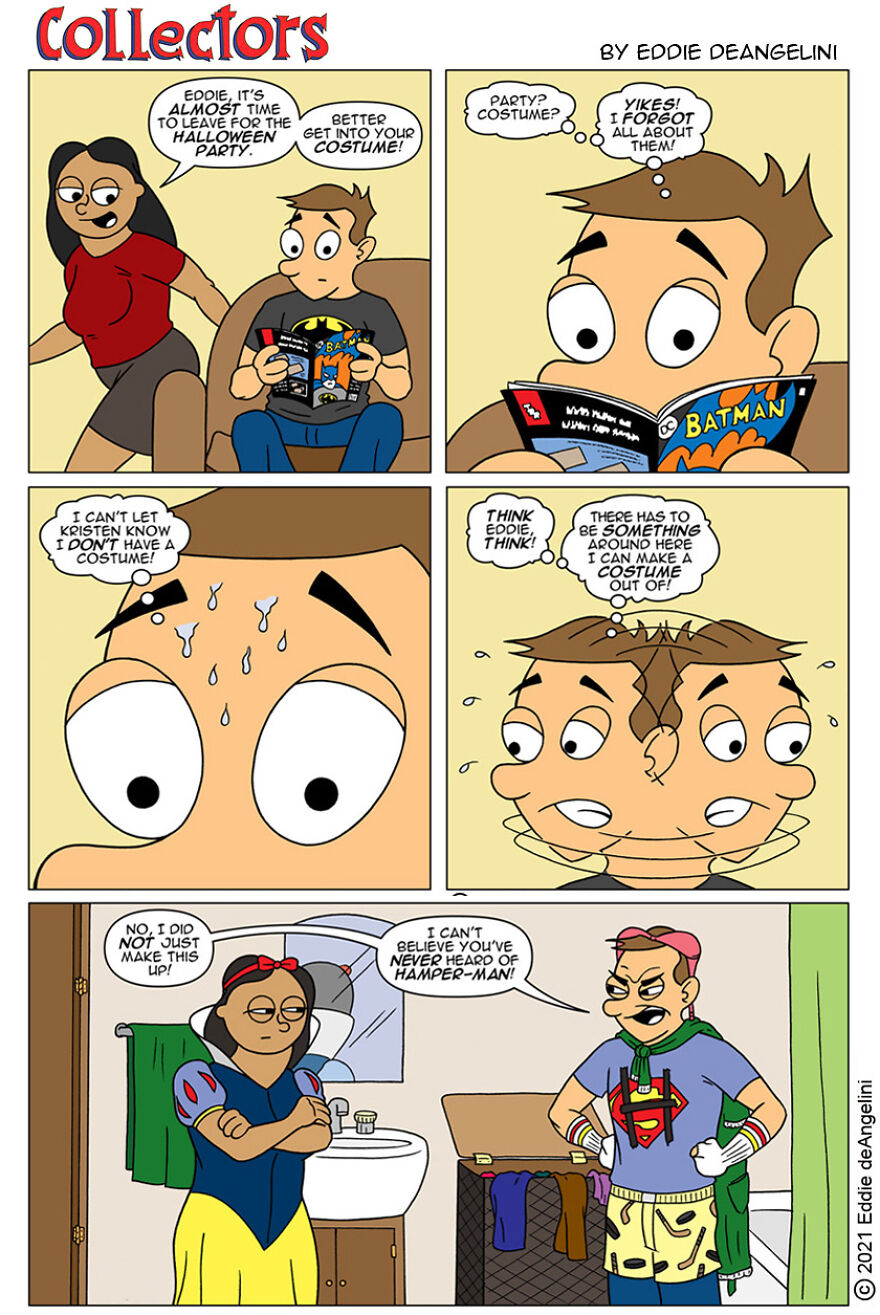 My Comic Strip Collectors Pokes Fun At Comic Book Collectors, Marriage And Nerd Pop Culture