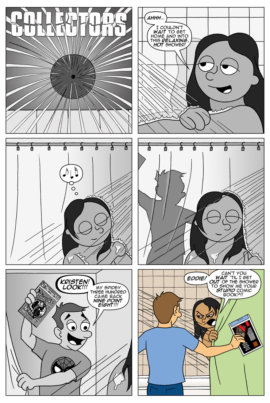 My Comic Strip Collectors Pokes Fun At Comic Book Collectors, Marriage And Nerd Pop Culture