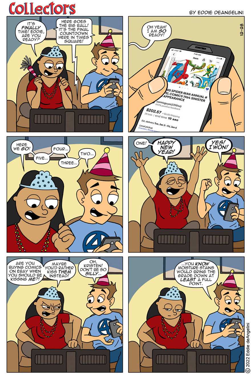 My Comic Strip Collectors Pokes Fun At Comic Book Collectors, Marriage And Nerd Pop Culture