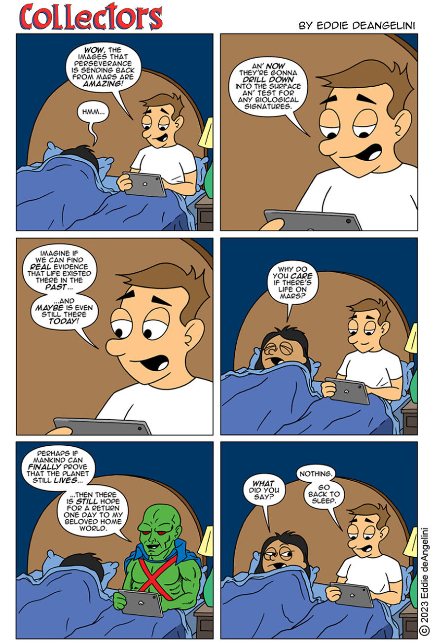 My Comic Strip Collectors Pokes Fun At Comic Book Collectors, Marriage And Nerd Pop Culture