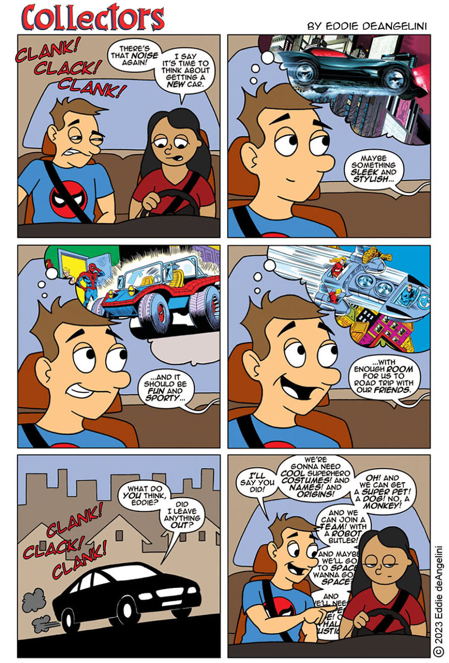 My Comic Strip Collectors Pokes Fun At Comic Book Collectors, Marriage And Nerd Pop Culture