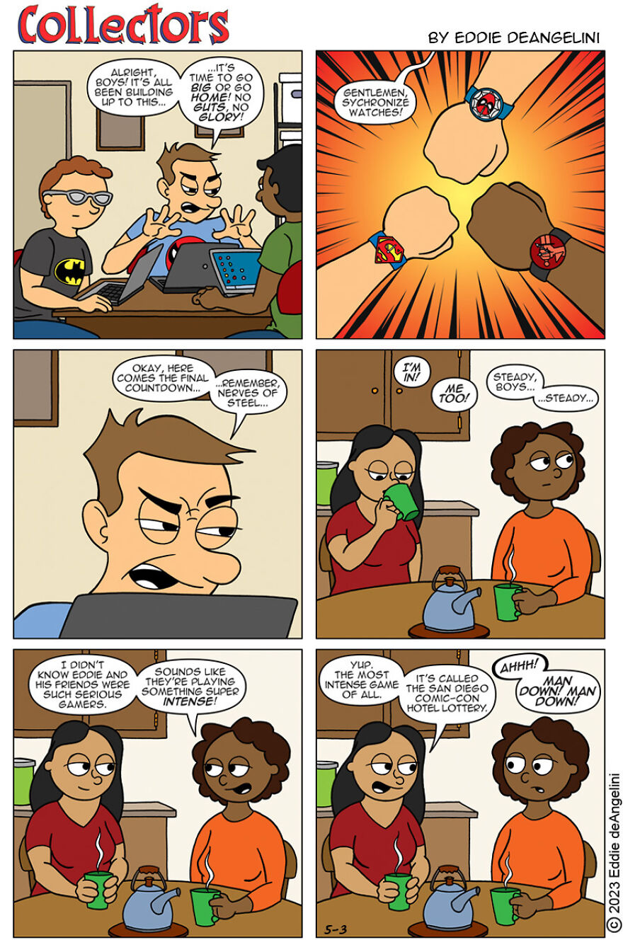 My Comic Strip Collectors Pokes Fun At Comic Book Collectors, Marriage And Nerd Pop Culture