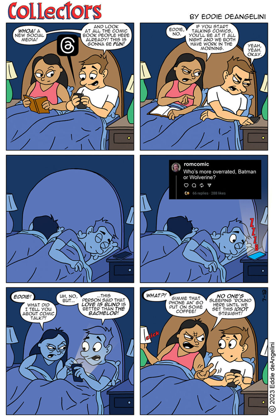 My Comic Strip Collectors Pokes Fun At Comic Book Collectors, Marriage And Nerd Pop Culture