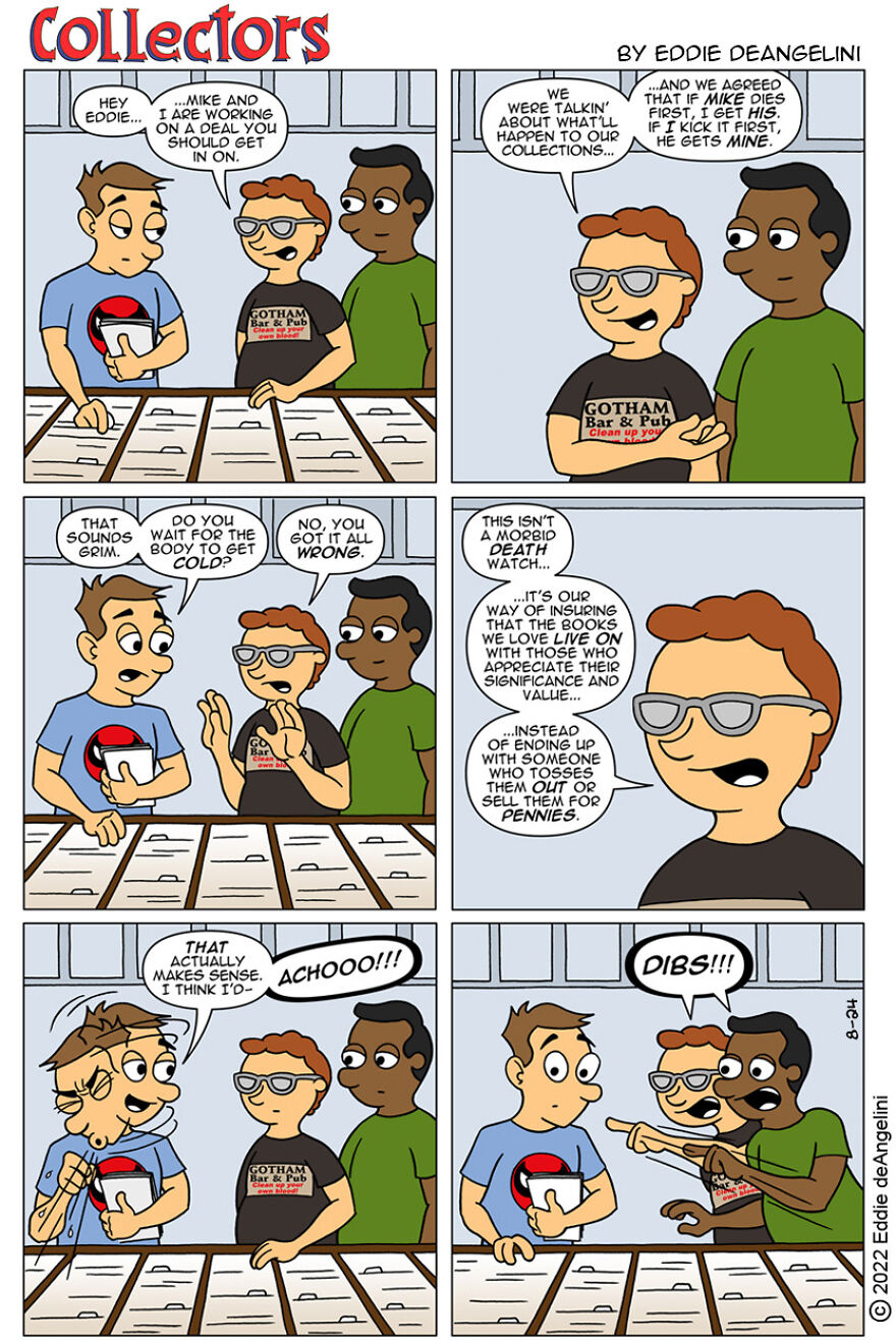 My Comic Strip Collectors Pokes Fun At Comic Book Collectors, Marriage And Nerd Pop Culture